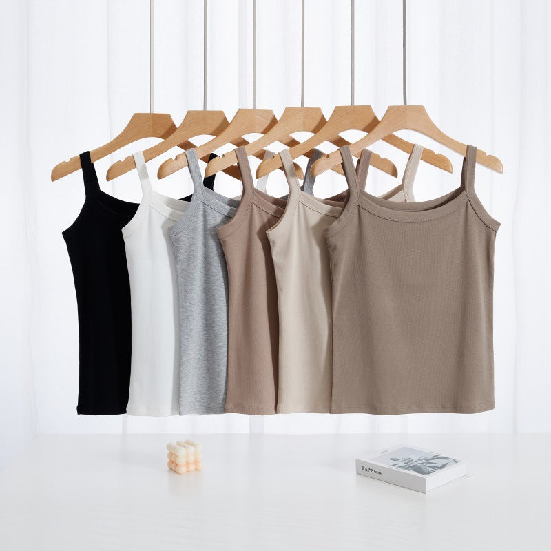 Women's Slim Fit Cotton Camisole Summer Top – RAHAT