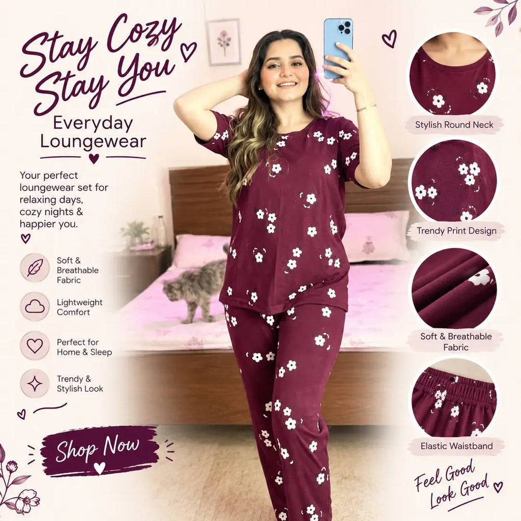 The Comfy Looks Cotton Flapper Pajama Set