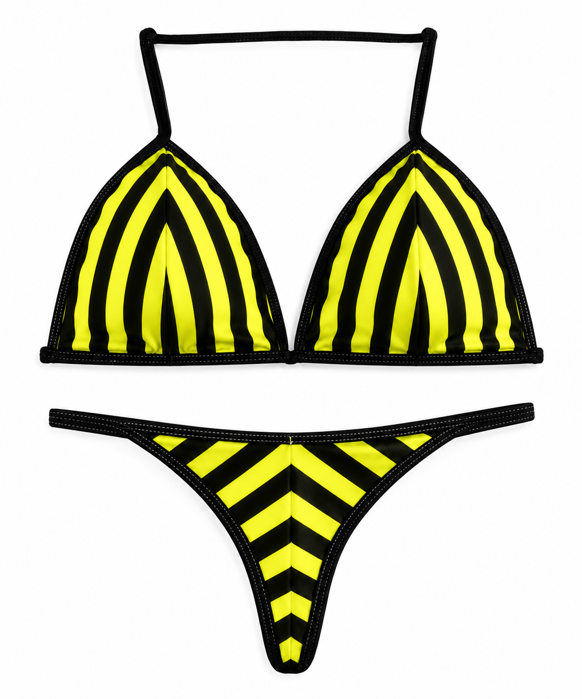 Yellow Beach Bikini Set