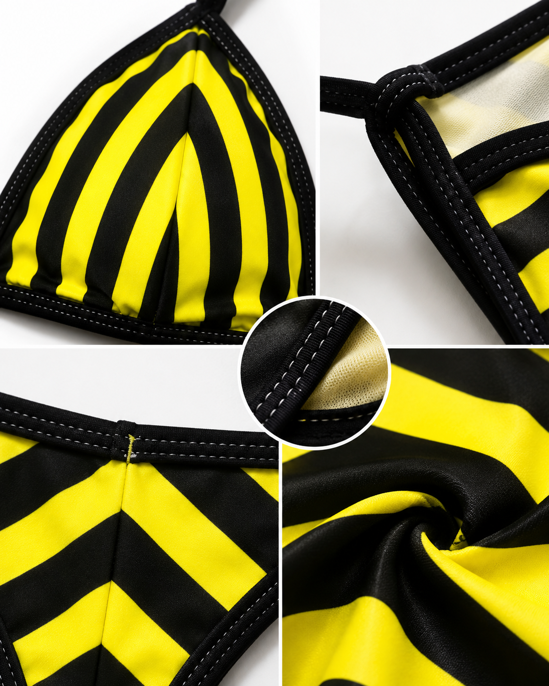 Yellow Beach Bikini Set