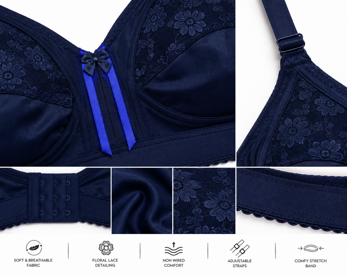 The Rahat Capri Non-Wired Full Coverage Bra