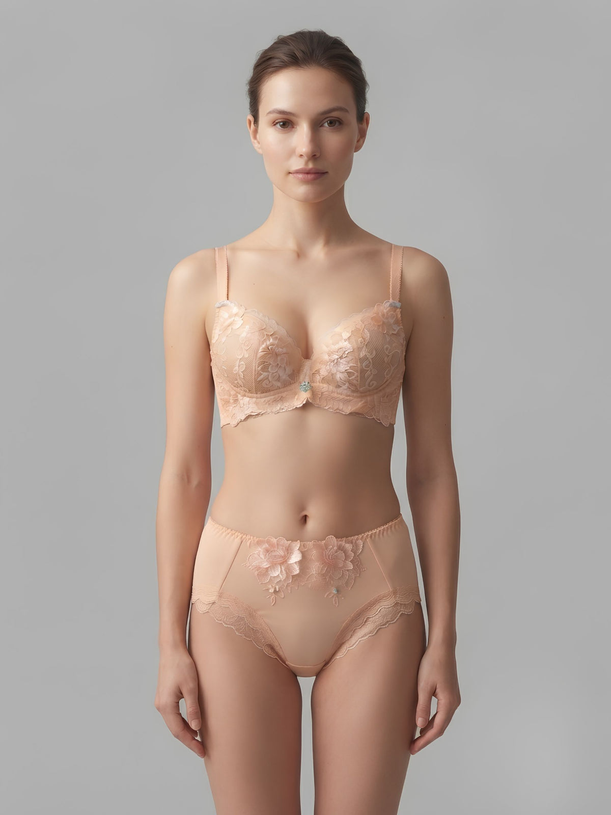 The Camy Blossom Premium Lace Bridal Set