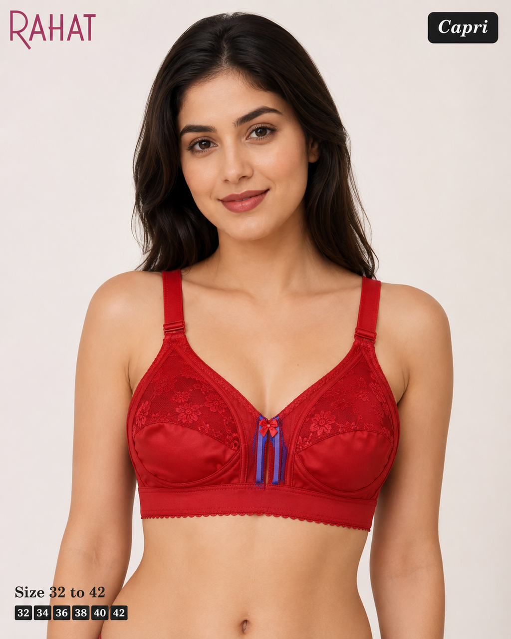 The Rahat Capri Non-Wired Full Coverage Bra