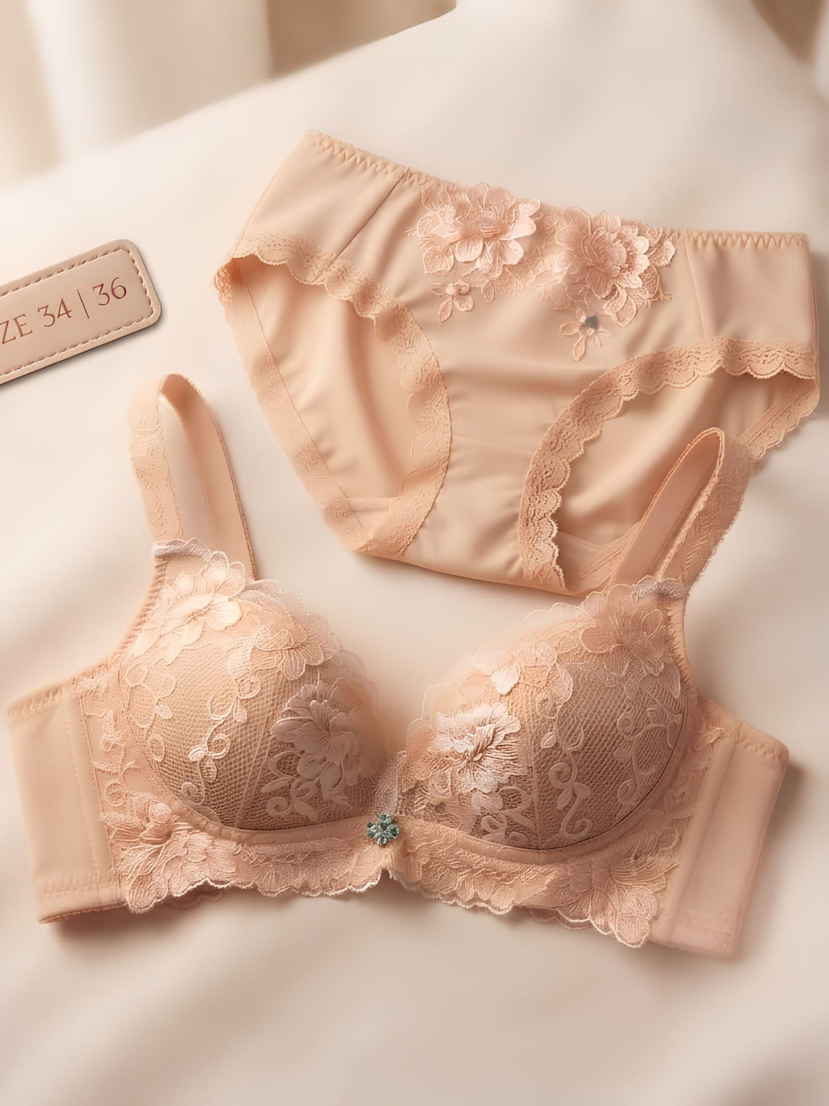 The Camy Blossom Premium Lace Bridal Set