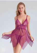 The Orchid Lace Asymmetric Babydoll