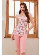 Sukoon Capri Cami & Trouser Lounge Set