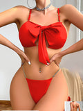 Amour Statement Bow & Chain Lingerie Set